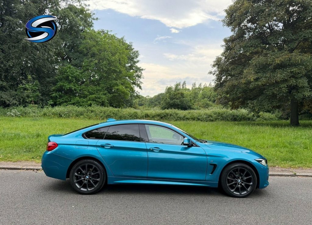 BMW 4 Series Gran Coupe 2L M Sport SD18LFZ Blue #4