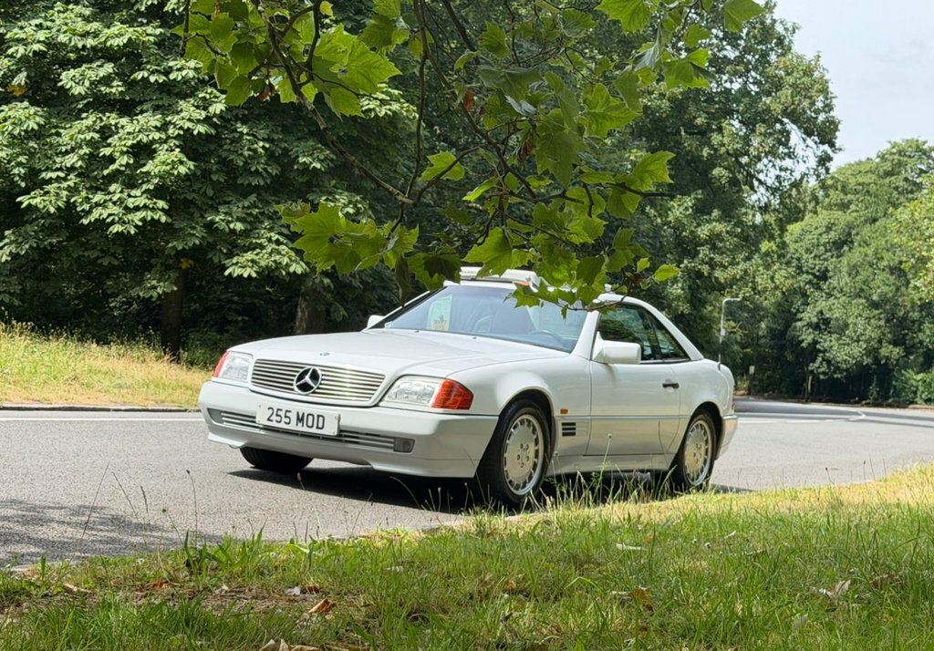 Mercedes-Benz SL Class Convertible White #3