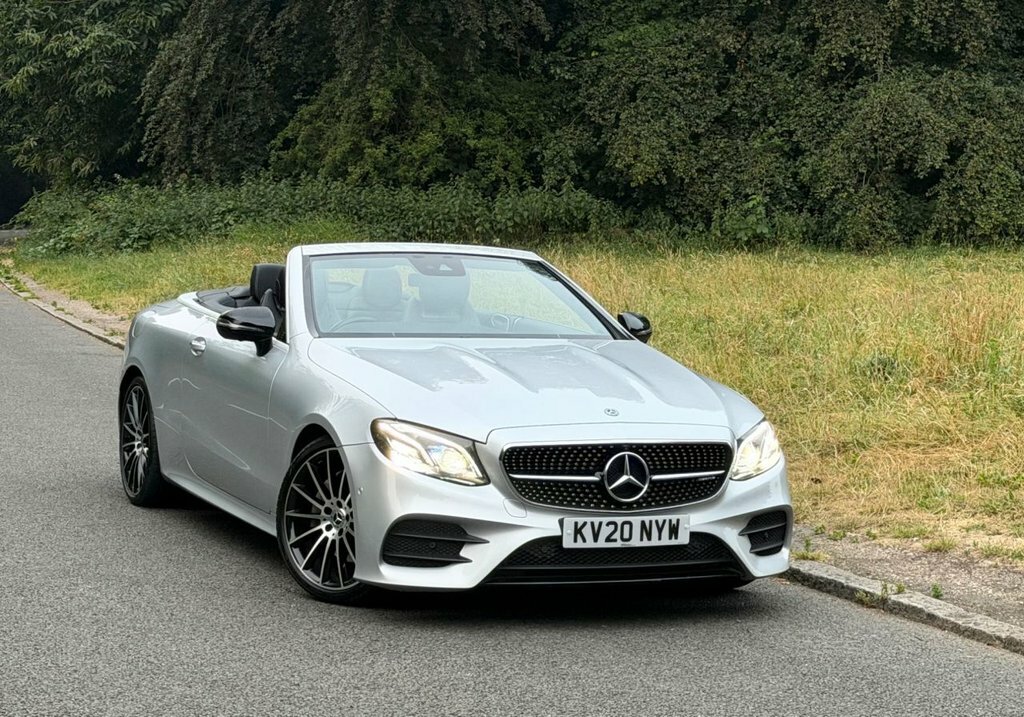 Mercedes-Benz E Class Convertible KV20NYW Silver