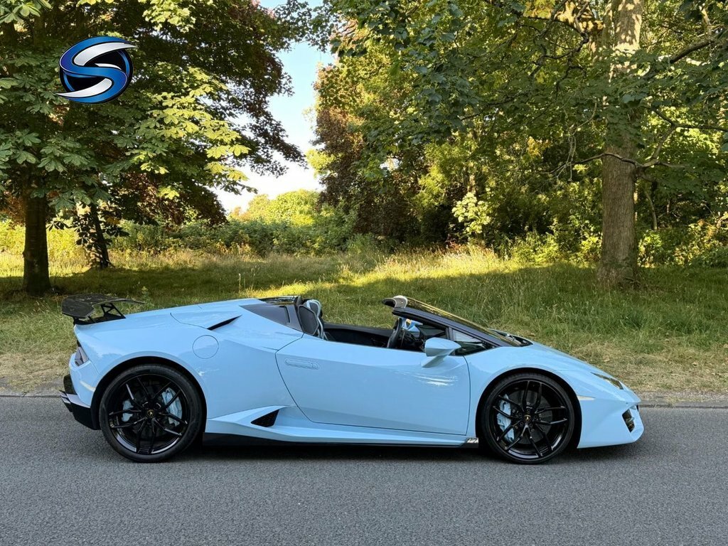 Lamborghini Huracan Convertible Blue #4