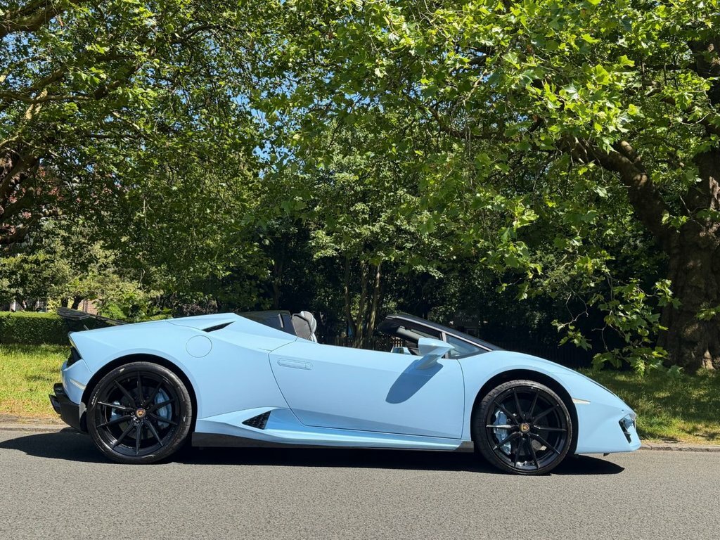 Lamborghini Huracan Convertible Blue #3