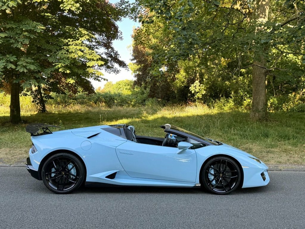 Lamborghini Huracan Convertible Blue #4