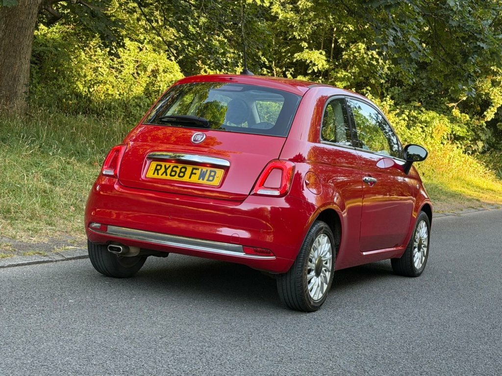Fiat 500 1.2L Lounge Red #5