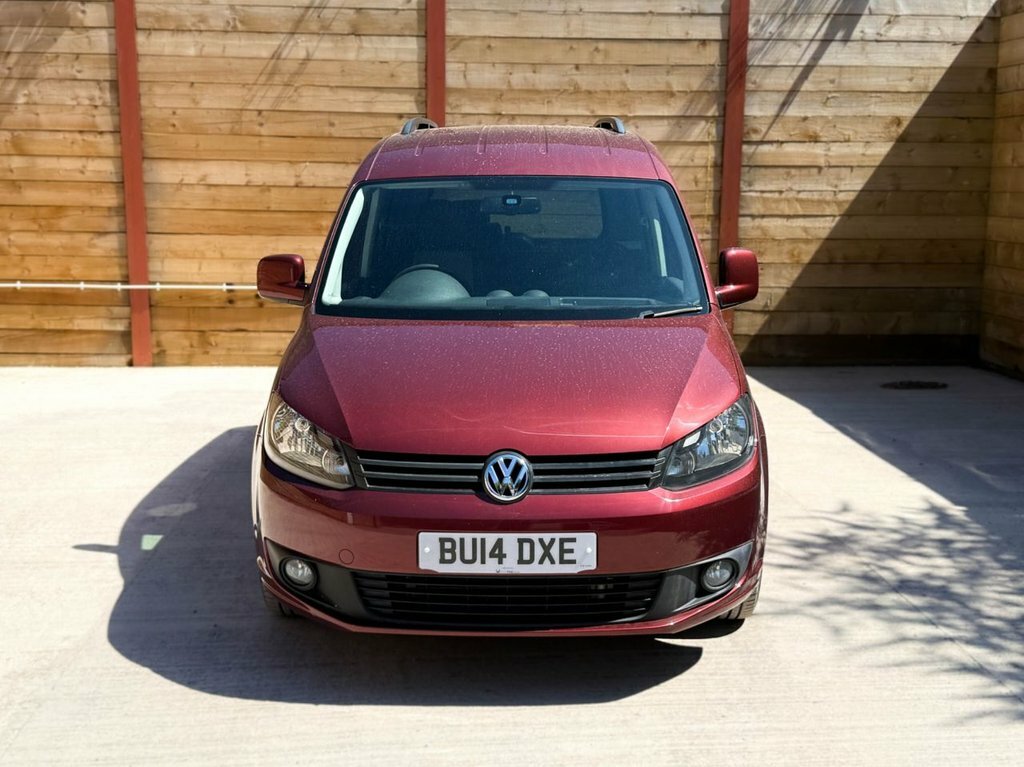 Volkswagen Caddy Life Mpv Red #4