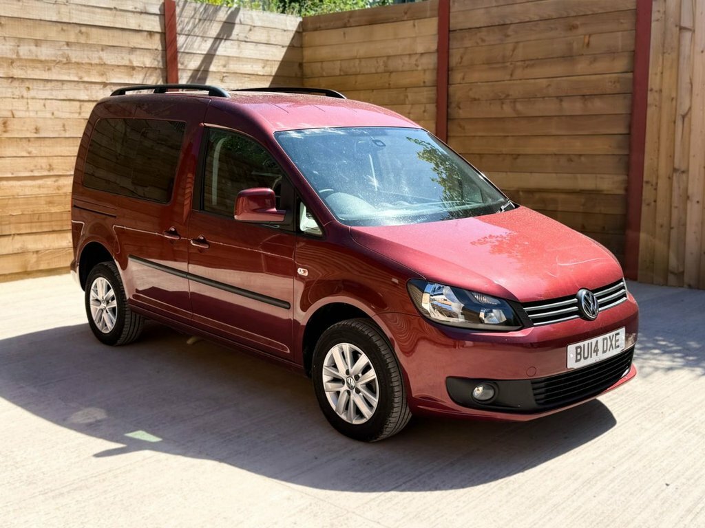 Volkswagen Caddy Life Mpv Red #3