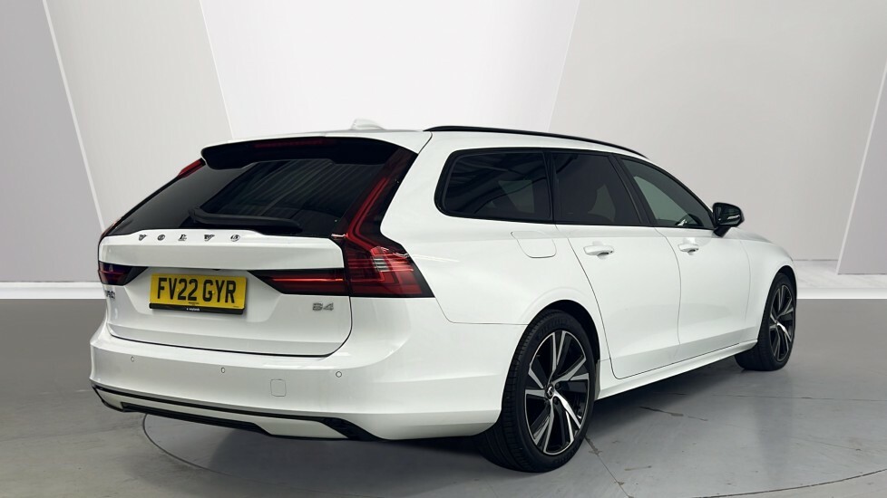 Volvo V90 R-design, B4 Mild Hybrid Retractable Towbar White #2