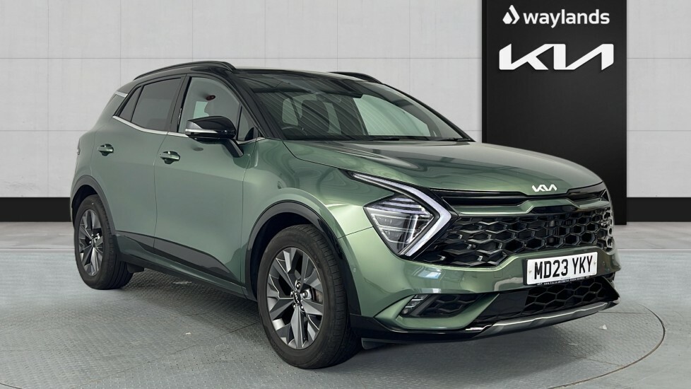 Kia Sportage 1.6T Gdi Hev Gt-line S Green