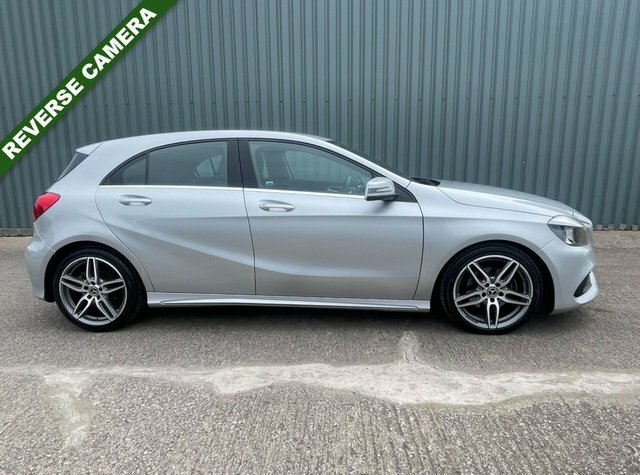 Mercedes-Benz A Class 2018 2.1 A200d Amg Line Hatchback 7G-dc Silver #3