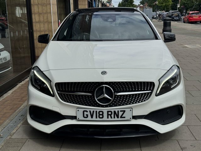 Mercedes-Benz A Class 1.6 A200 Amg Line Premium Plus Hatchback Pet GV18RNZ White #2