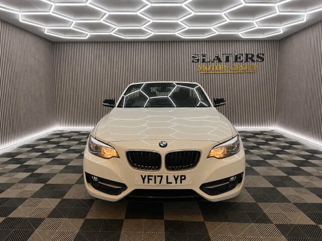 BMW 2 Series 2.0 218D Sport Convertible Euro YF17LYP White #2