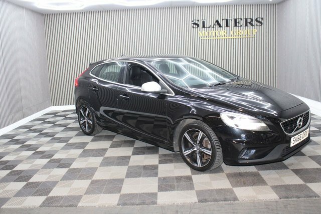 Volvo V40 2.0 D4 R-design Hatchback Euro 6 Black #3