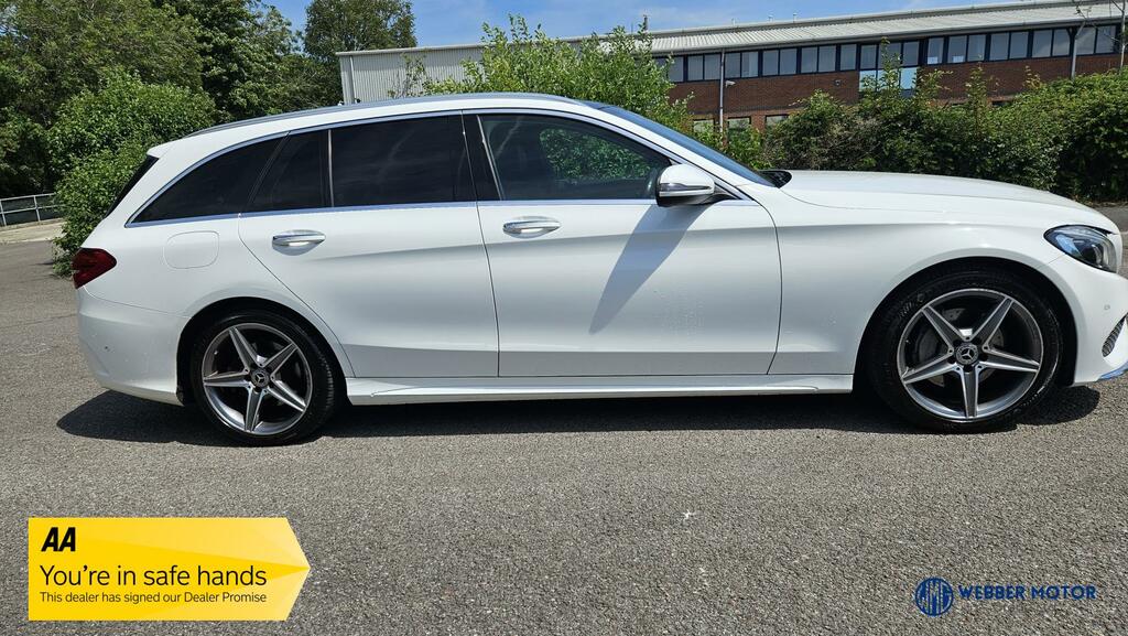 Mercedes-Benz C Class Amg Line White #3