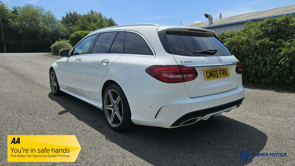 Mercedes-Benz C Class Amg Line White #6