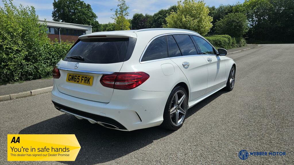 Mercedes-Benz C Class Amg Line White #4