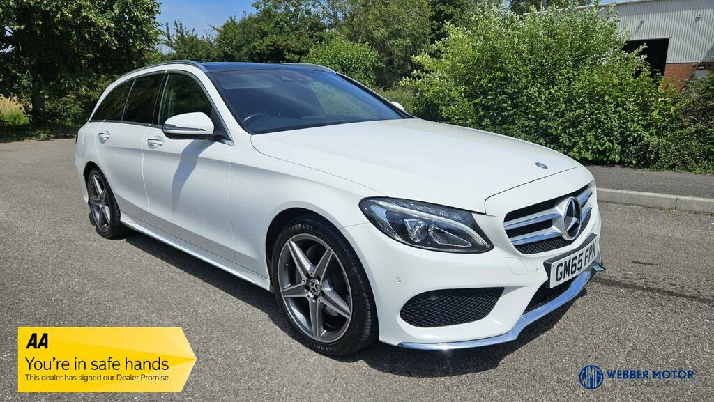 Mercedes-Benz C Class Amg Line White #2