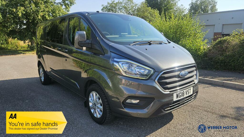 Ford Transit Custom 300 Tdci 130 L2h1 Limited Lwb Low Roof Fwd 21548 Grey #4