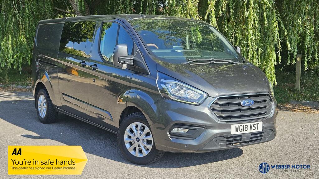 Ford Transit Custom 300 Tdci 130 L2h1 Limited Lwb Low Roof Fwd 21548 Grey #1