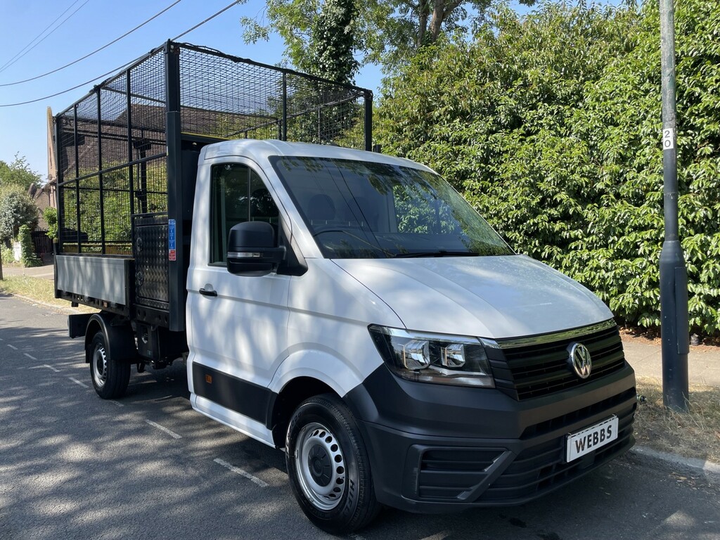 Volkswagen Crafter 2.0 Tdi Cr35 Startline Tipper White #4