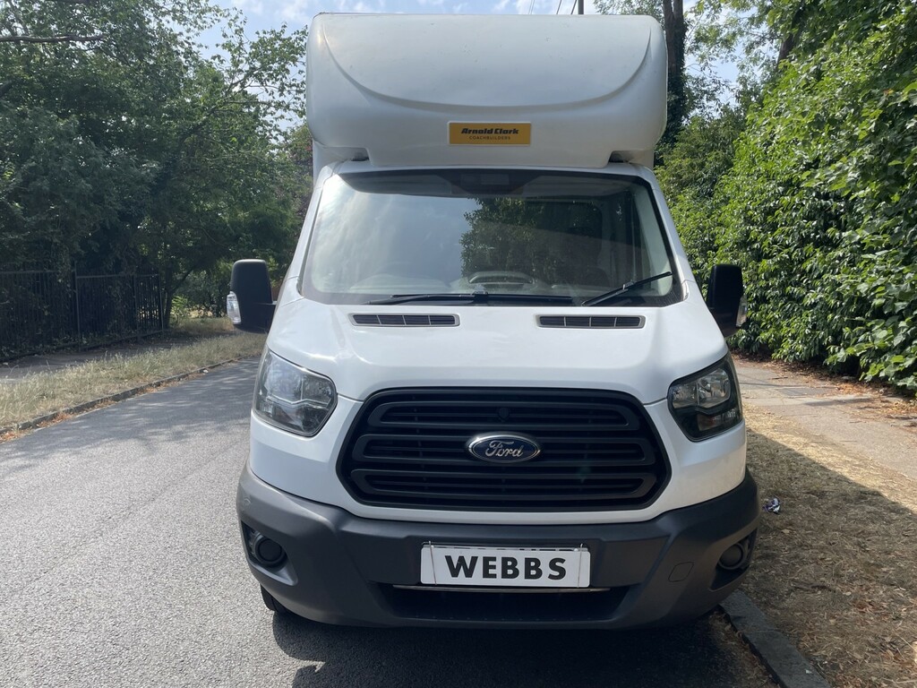 Ford Transit Custom 2.0 350 Ecoblue Xxlwb Luton White #2