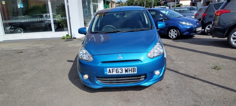 Mitsubishi Mirage 2 Blue #3