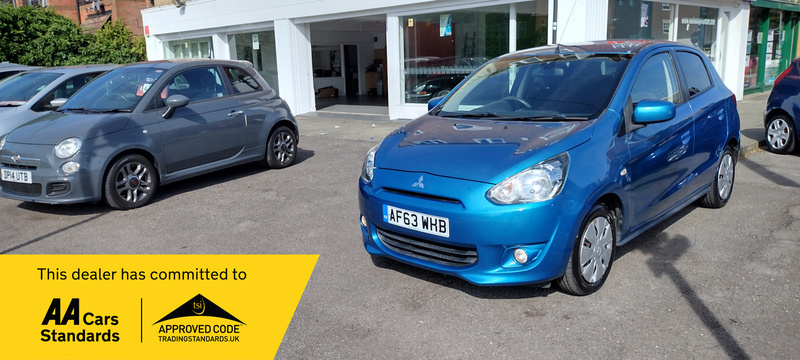 Mitsubishi Mirage 2 Blue