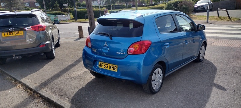 Mitsubishi Mirage 2 Blue #2