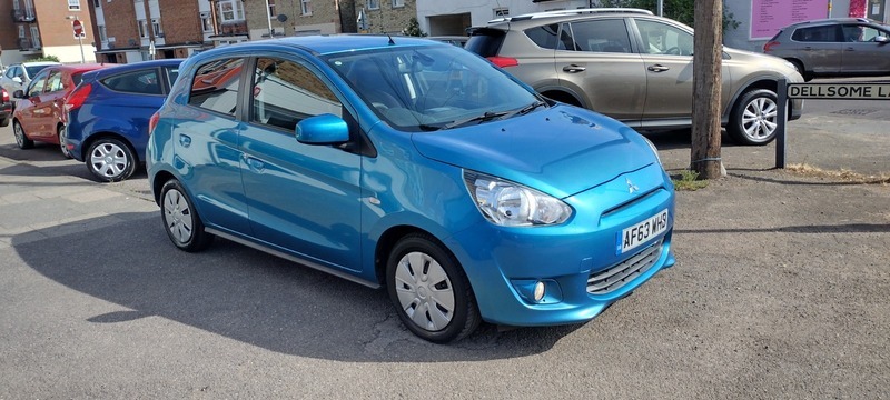 Mitsubishi Mirage 2 Blue #5
