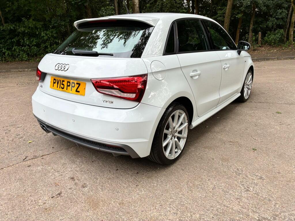 Audi A1 Hatchback 1.4 Tfsi S Line Sportback Euro 6 Ss 5 PY15PPZ White #6