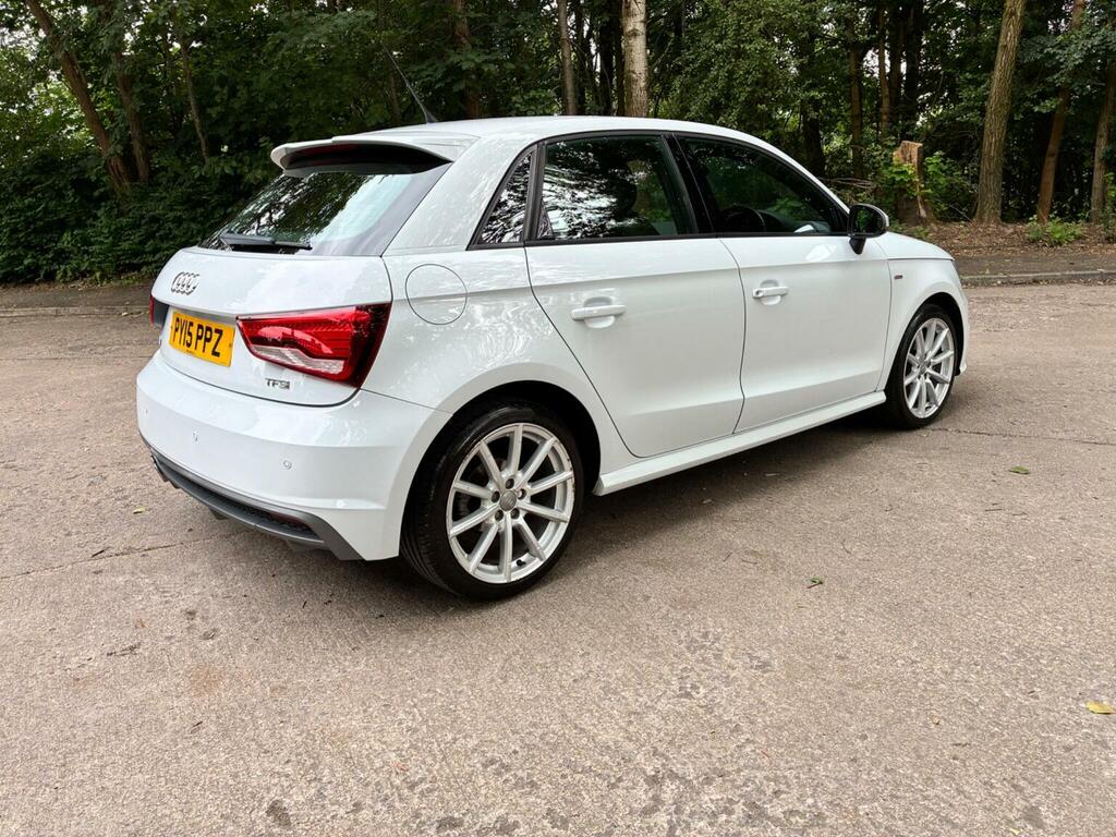 Audi A1 Hatchback 1.4 Tfsi S Line Sportback Euro 6 Ss 5 PY15PPZ White #5