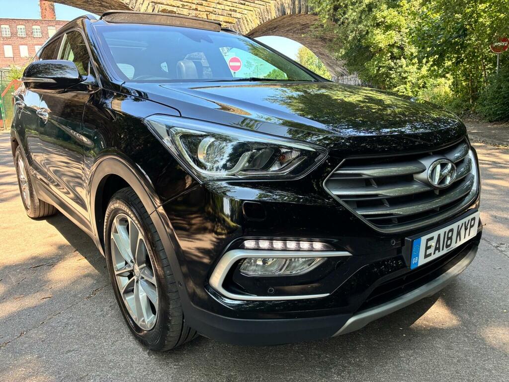 Hyundai Santa Fe Suv 2.2 Crdi Blue Drive Premium Se 4Wd Euro 6 Ss Black