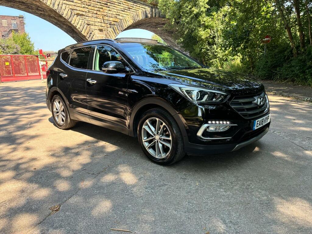 Hyundai Santa Fe Suv 2.2 Crdi Blue Drive Premium Se 4Wd Euro 6 Ss Black #3