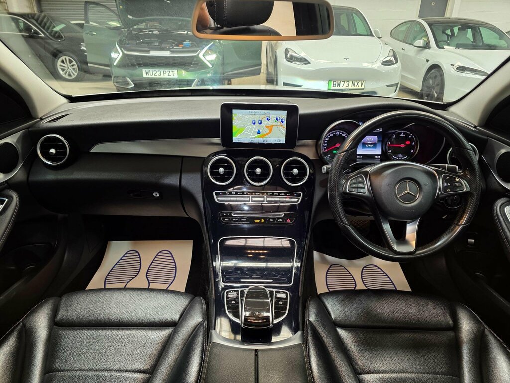 Mercedes-Benz C Class 2.1 C300dh Sport Premium G-tronic Euro 6 Ss White #5