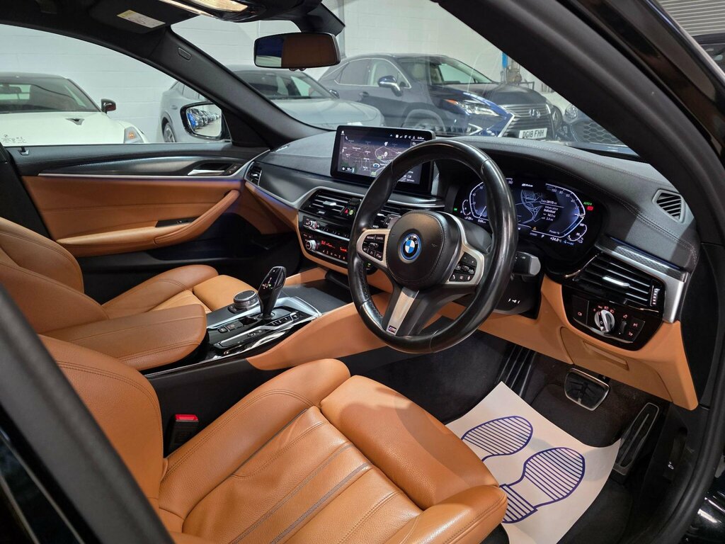 BMW 5 Series 2.0 530E 12Kwh M Sport Steptronic Euro 6 Ss NG71MHK Black #6