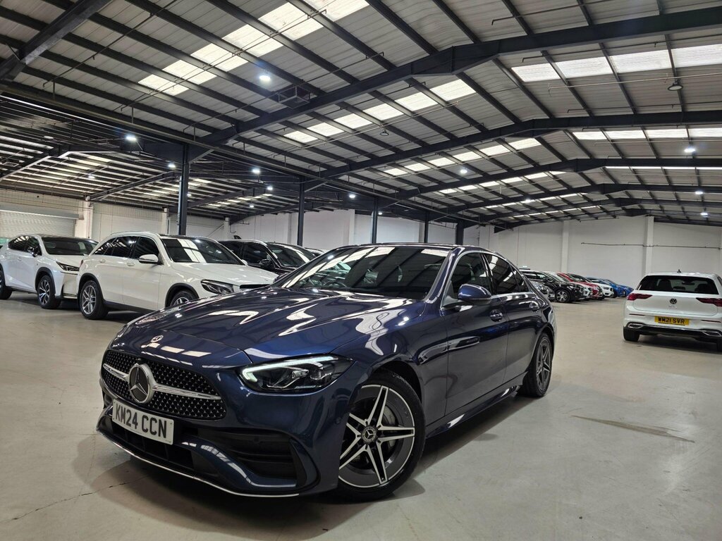Mercedes-Benz C Class 1.5 C200h Mhev Amg Line G-tronic Euro 6 Ss Blue