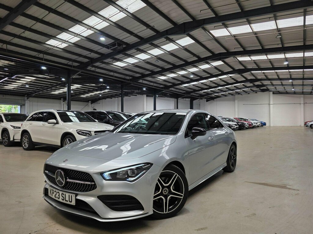 Mercedes-Benz CLA Class 1.3 Cla180 Amg Line Premium Coupe 7G-dct Euro 6 Silver