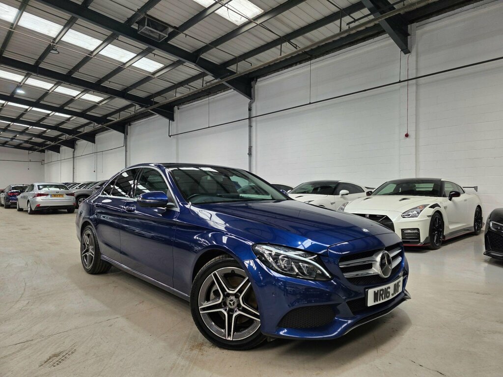 Mercedes-Benz C Class 2.1 C300dh Sport Premium Plus G-tronic Euro 6 Blue #2