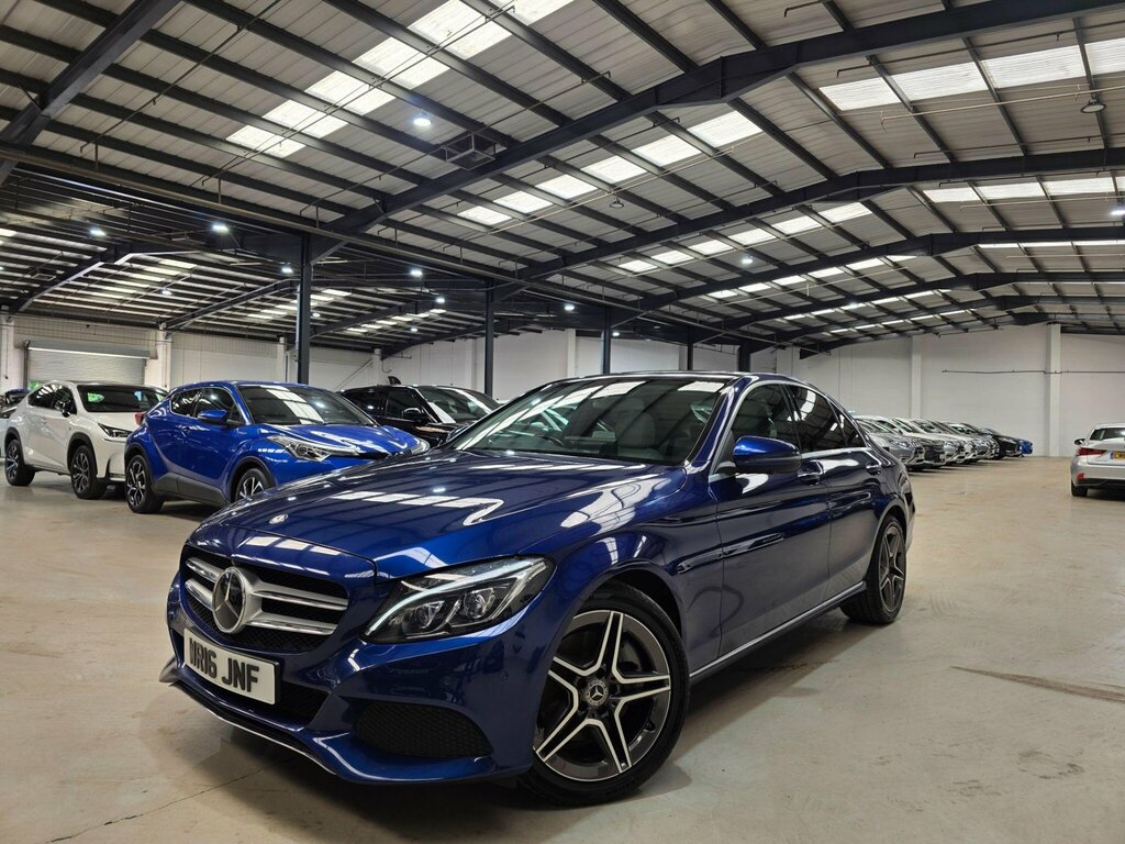Mercedes-Benz C Class 2.1 C300dh Sport Premium Plus G-tronic Euro 6 Blue