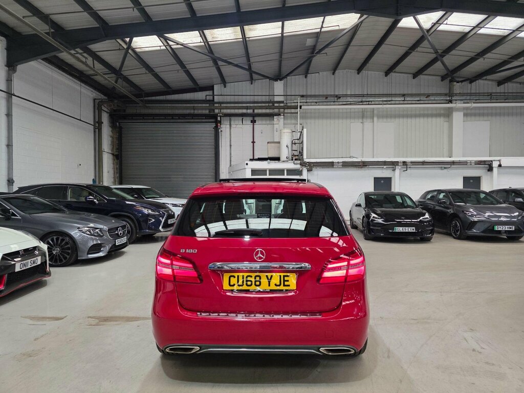 Mercedes-Benz B Class 1.6 B180 Exclusive Edition Plus 7G-dct Euro 6 S CU68YJE Red #2