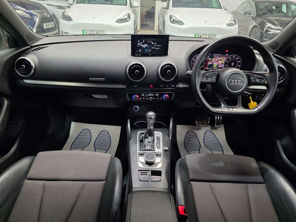 Audi A3 2.0 Tfsi S Line Sportback S Tronic Quattro Euro 6 BD67FFG Grey #4