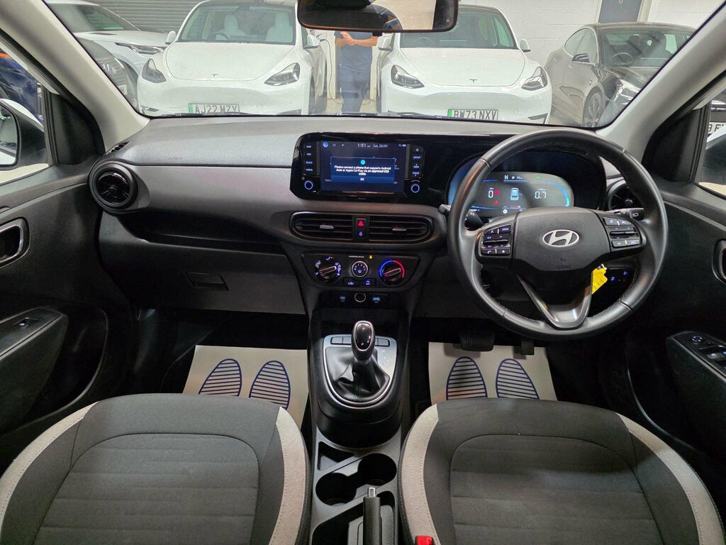 Hyundai I10 1.0 Advance Euro 6 Ss DU75XNC White #5