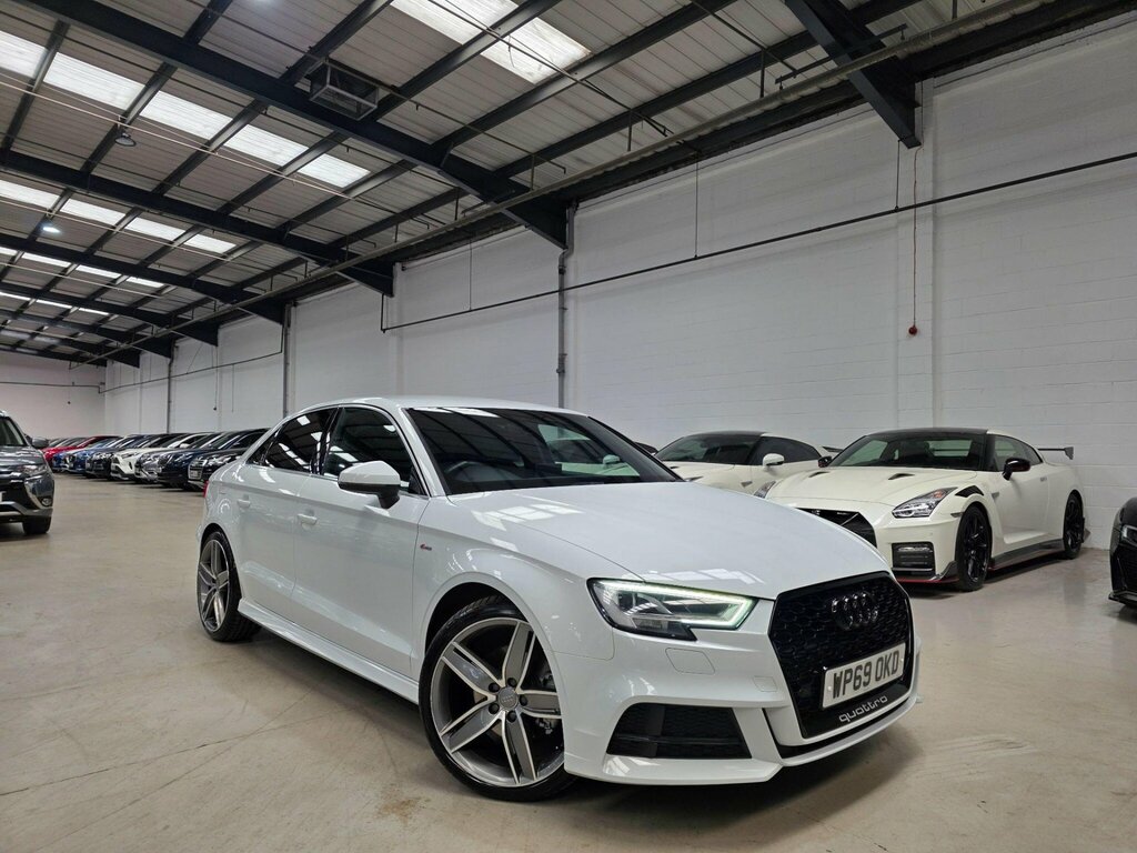 Audi A3 2.0 Tfsi 40 S Line S Tronic Quattro Euro 6 Ss 4 White #2