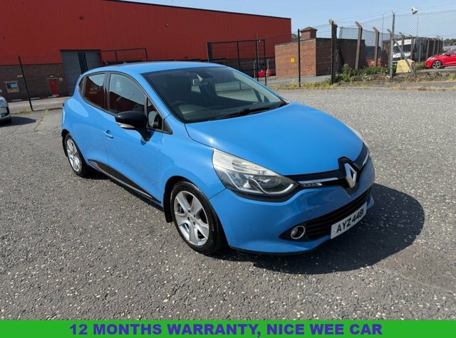 Renault Clio 1.5 Dci Dynamique Medianav Hatchback Ma Blue