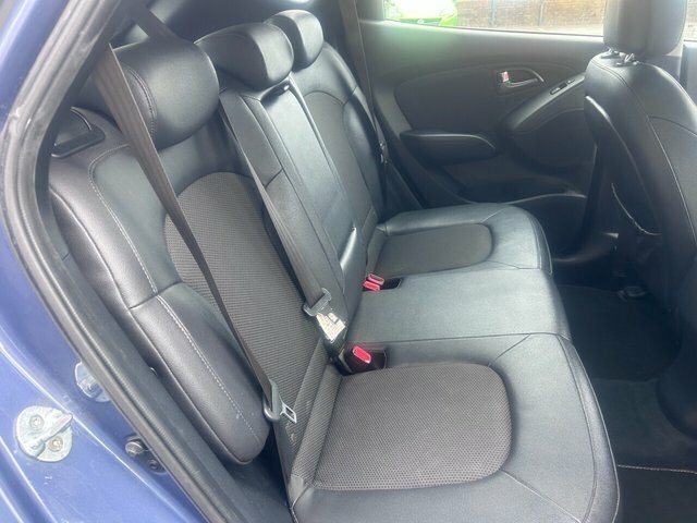 Hyundai Ix35 1.6 Gdi Se Sat Nav Blue Drive 133 Bhp Heated Se Blue #11