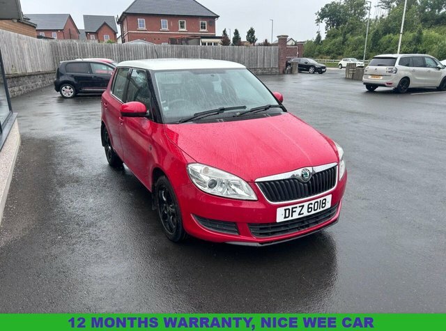 Skoda Fabia 1.2 Tsi Se Hatchback Euro 5 105 Red