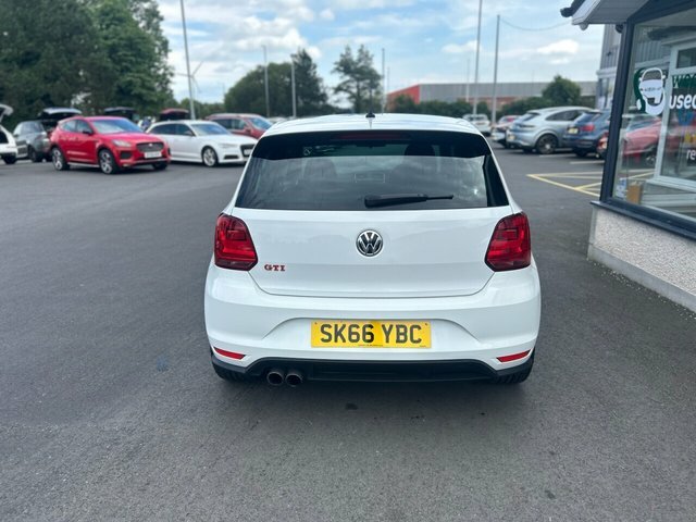 Volkswagen Polo 1.8 Tsi Bluemotion Tech Gti Hatchback D White #6