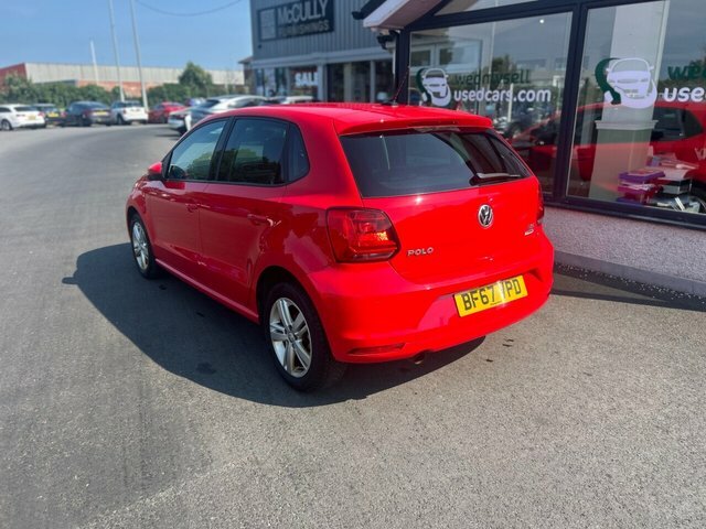 Volkswagen Polo 1.2 Tsi Match Edition Hatchback BF67VPD Red #5