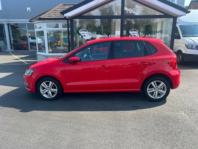 Volkswagen Polo 1.2 Tsi Match Edition Hatchback BF67VPD Red #4
