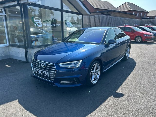 Audi A4 2.0 Tdi Ultra Sport Saloon Euro Blue #3