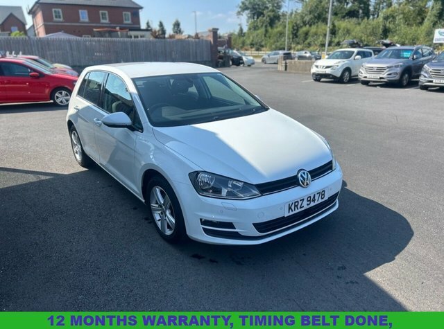Volkswagen Golf 1.6 Tdi Bluemotion Tech Match Edition Hatchback White