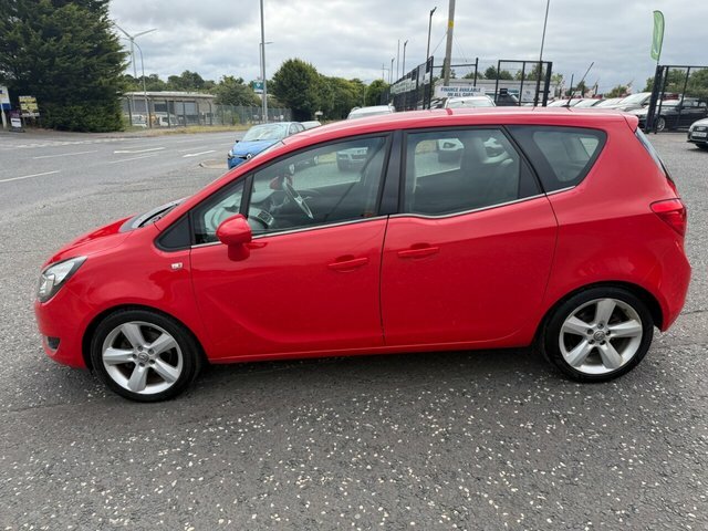 Vauxhall Meriva 1.4I Tech Line Mpv Euro 6 100 P Red #4